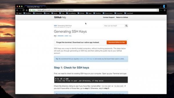 SSH and osxkeychain for Git Remotes