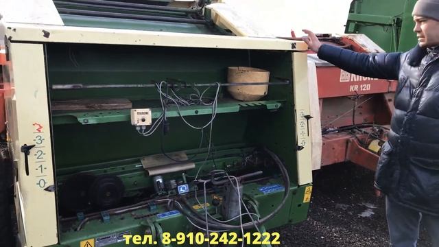 Обзор немецкого прессподборщика Krone KR 125 смотреть онлайн