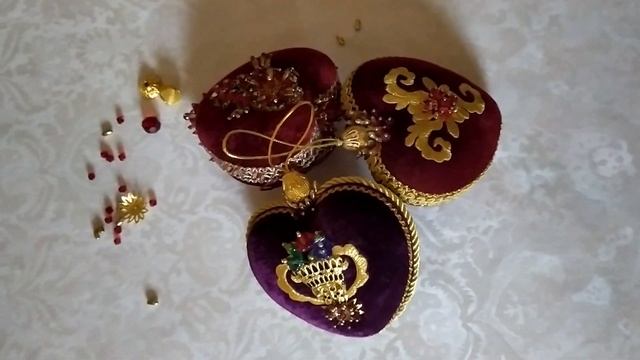 Анонс Мастер-класса Рождественская игрушка "Бархатное сердце" смотреть онлайн
