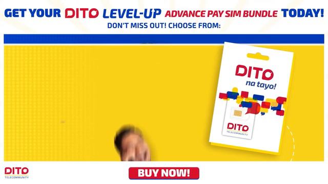 DITO Level-Up Advance Pay SIM Bundle Online Ad 2H 2022 10s смотреть онлайн