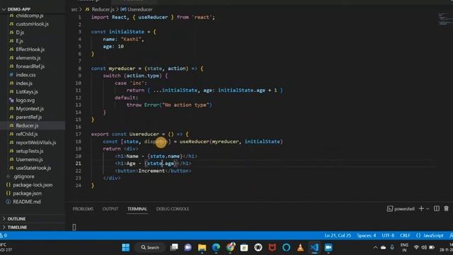 #23 useReducer in React | Hindi | React Tutorial in Hindi #usereducer #useReducer #reacthooks смотреть онлайн