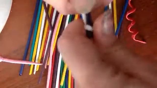 Трубочки перед плетением смотреть онлайн