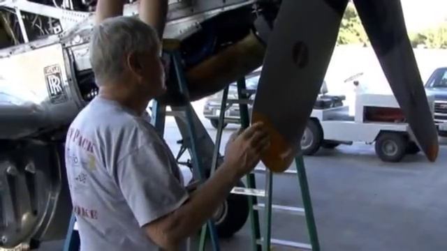 Reno Air Race Preparation -- A Merlin Engine Inspection смотреть онлайн