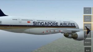 Infinite flight simulator - Singapore Airlines