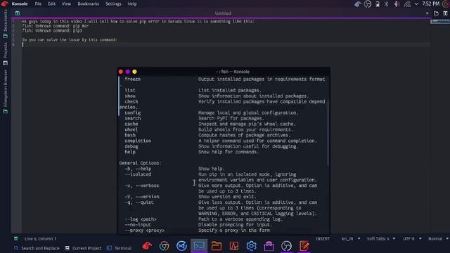 How to solve fish: Unknown command: pip on Garuda Linux смотреть онлайн