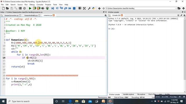 Roman Conversion and Hailstone sequence in PYTHON смотреть онлайн
