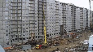 Демонтаж башенного крана КБ 503.