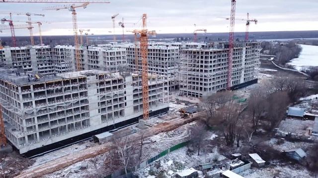 ЖК Испанские кварталы - 2. Облет 23 ноября 2018 (4К video) смотреть онлайн