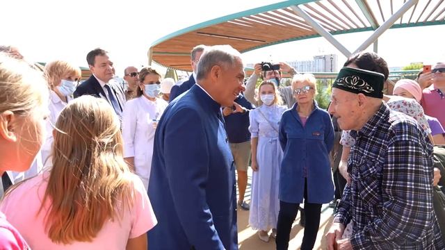 Визит Президента Татарстана Рустама Минниханова 30 августа смотреть онлайн