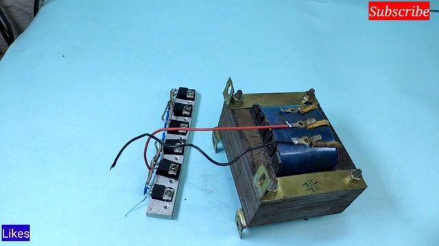 Simple High Power 1500W Inverter // Sine Wave ,6 Mosfet, DC 12V To 220V AC Using  IRFZ44N