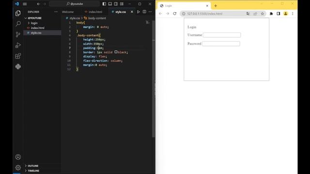make an form login using HTML and CSS part 1 смотреть онлайн