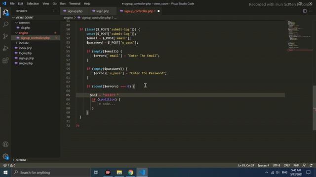 Viewer count login system php #2 смотреть онлайн