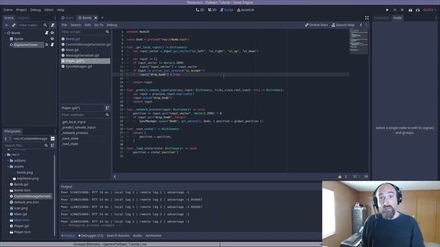 Rollback netcode in Godot (part 4): Spawning scenes and NetworkTimer смотреть онлайн