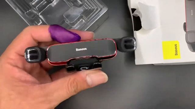 Baseus Car phone Mount holder Lateral Gravity смотреть онлайн
