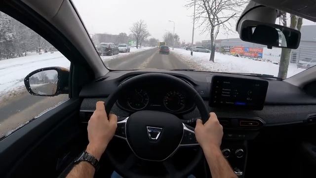 NEW Dacia Sandero Stepway 2021 POV Test Drive смотреть онлайн
