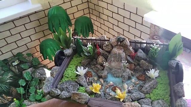 Декоративный мини-водопад своими руками смотреть онлайн