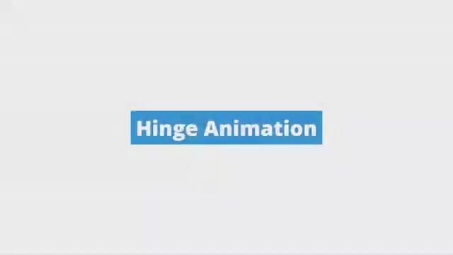 Шарнирная Анимация - CSS Анимация | Hinge Animation - CSS Animations | HTML&CSS