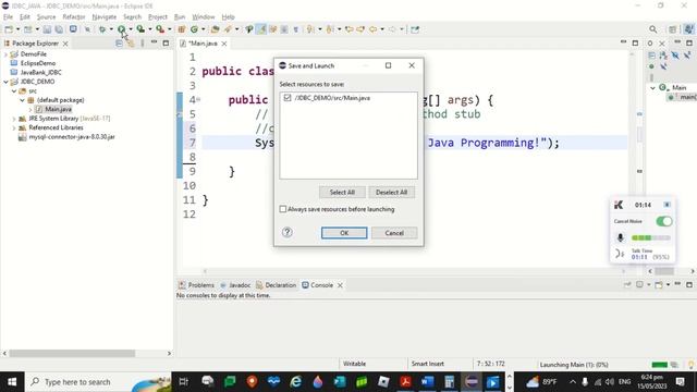 Java Database Connectivity Using Eclipse смотреть онлайн