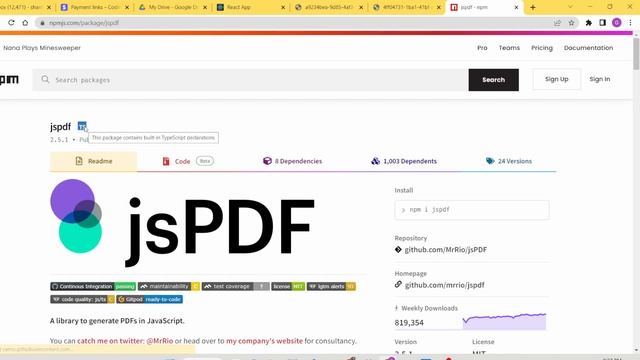 React.js jsPDF Project to Export Multiple Images to PDF Document in Browser Using TypeScript смотреть онлайн