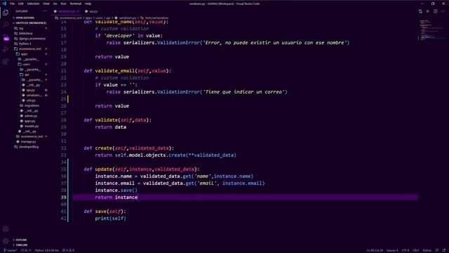 12.- Curso Django REST | Método SAVE en un Serializer смотреть онлайн