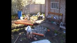 фундамент бутовый +глина без цемента к пристройке дома