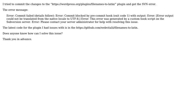 Wordpress: WordPress SVN UTF-8 issue (2 Solutions!!) смотреть онлайн