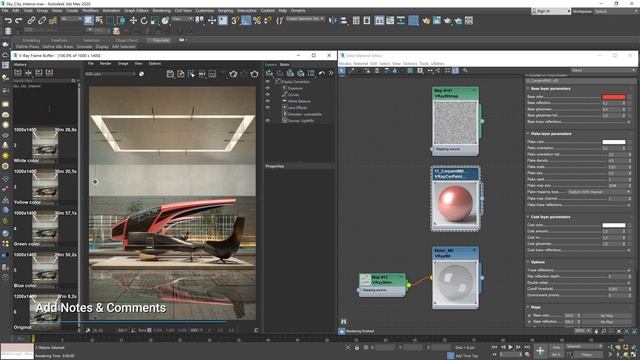 V-Ray 5 for 3ds Max — New VFB: Render History смотреть онлайн