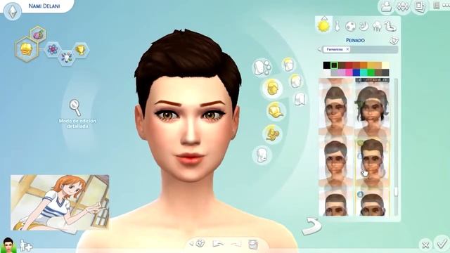 Los Sims 4: Nami Delani de One Piece смотреть онлайн