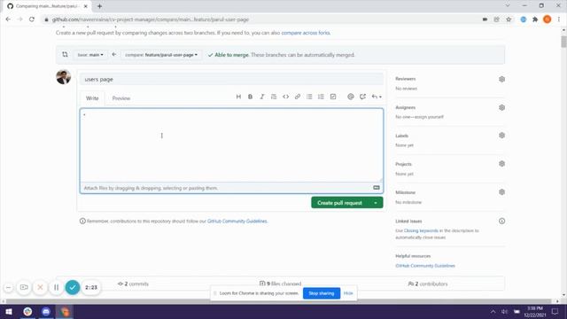 how to create pull requests in github смотреть онлайн