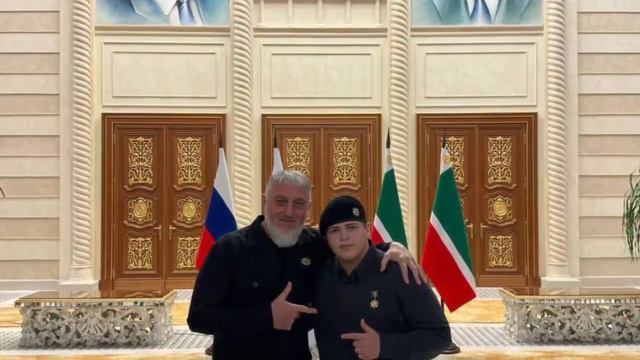 Ramzan Kadyrov's 15-year-old son Adam was awarded the title of Hero of Chechnya смотреть онлайн