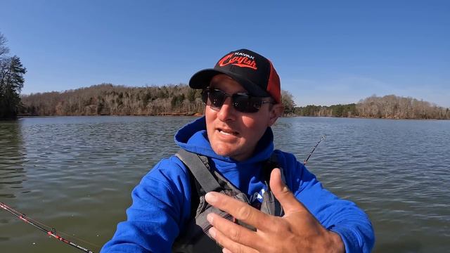 Creek Fishing with Cut Bait - Kayak Catfishing смотреть онлайн