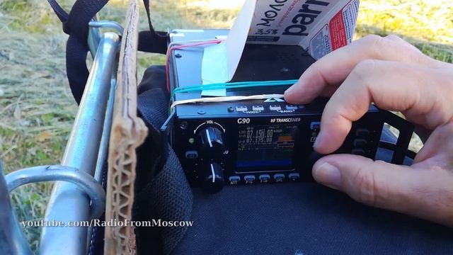 Xiegu G90 + End Fed радиосвязь из парка // 5 июня 2021 года