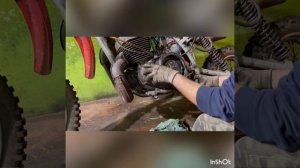 ИЖ К16 замена сектора кик стартера