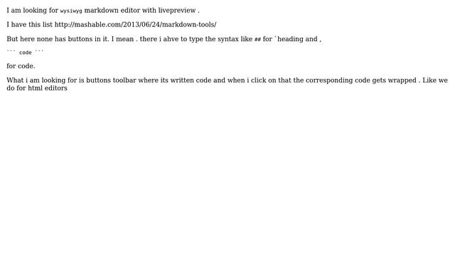 Is there online markdown editor with buttons смотреть онлайн