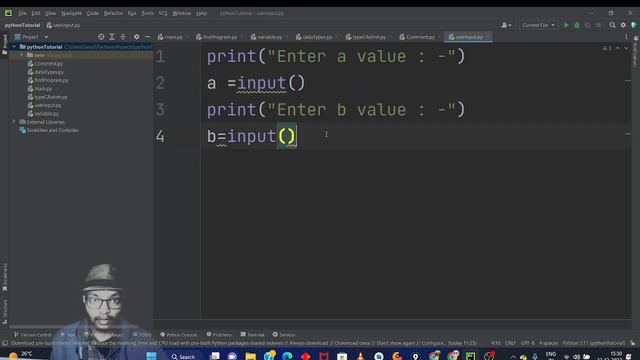 taking user input in python by @hatcoder | user input in python | python tutorial смотреть онлайн