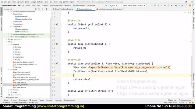 SearchView, SearchView with Filters, WebView in Android Studio by Deepak || Android Tutorials смотреть онлайн