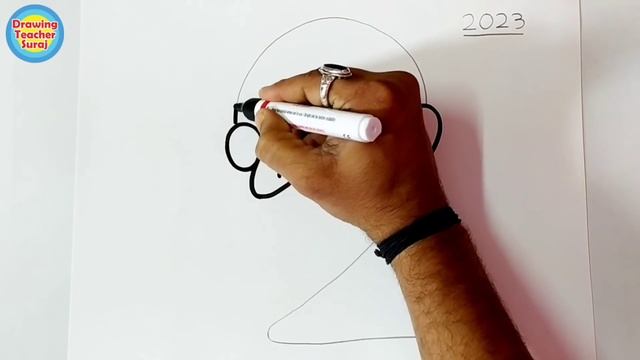 गांधीजी का ड्राइंग इससे आसान कोई सिखाएगा तो चॅनेल डिलीट दूंगा, Most Easy Gandhiji Drawing Very Easy смотреть онлайн