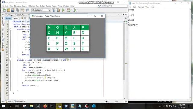 Ceaser cipher,Xor cipher and playfair cipher in java смотреть онлайн