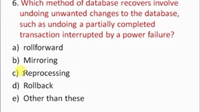 IBPS&SBI SO IT-Officer! mcq-7(DBMS & SE) смотреть онлайн
