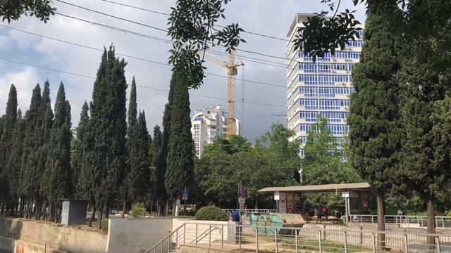 Ялта. Что происходит на перекрытых улицах, в центре города?! После потопа. ЧС. Крым. Crimea. Yalta. смотреть онлайн