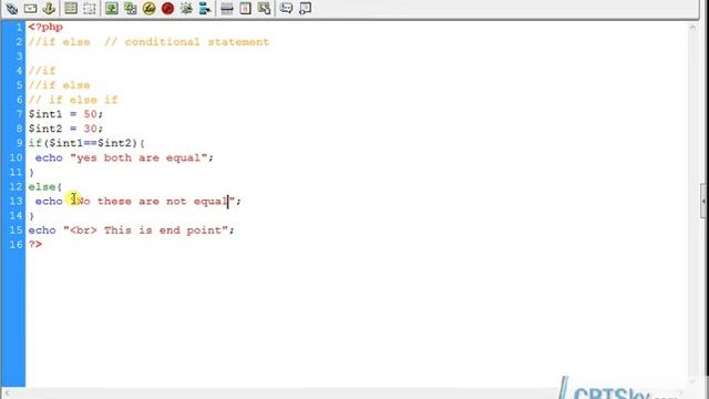 10 If Else if Condition in PHP смотреть онлайн