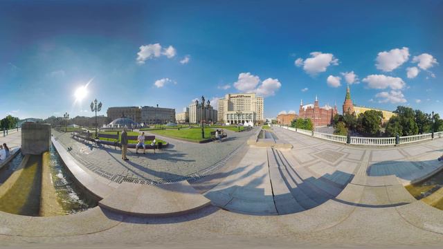 Moscow, Russsia VR 360 travel video. Москва, Россия. смотреть онлайн