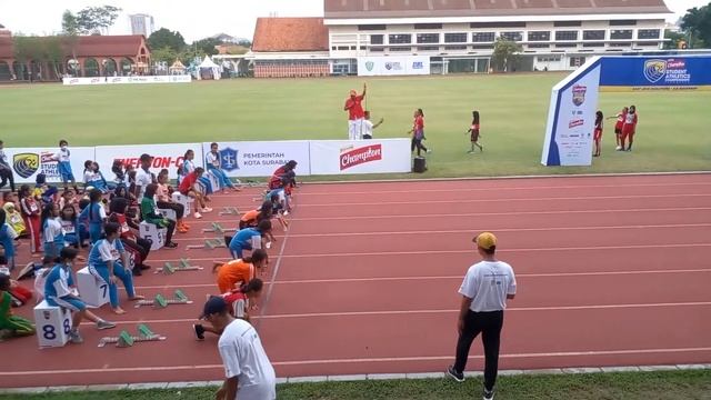 Penyisihan Lari Sprint 60 m Putri SD Atletik SAC Student Athletic Championship East Java Qualifiers смотреть онлайн