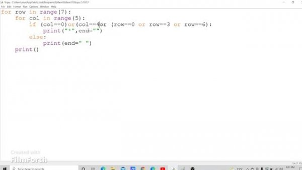 Printing Stars '*' in B Shape | Python Pattern Programs | code guru