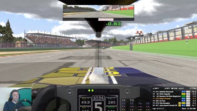 iRacing Formula iR-04 Challenge at Imola Grand Prix S3 2022 смотреть онлайн