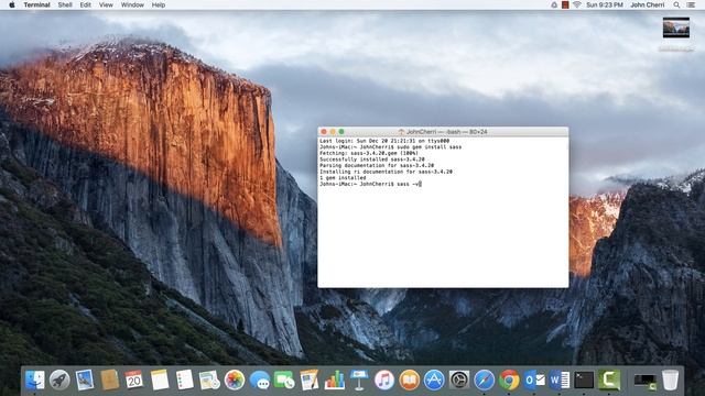 Sass- Install on Mac OSX смотреть онлайн