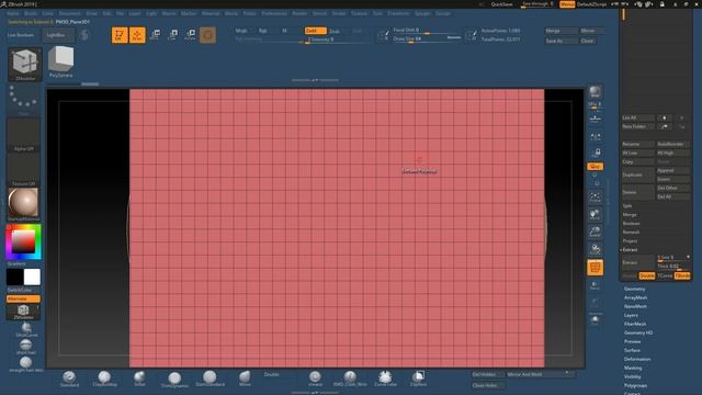 Делаем печать для просфоры в zbrush смотреть онлайн