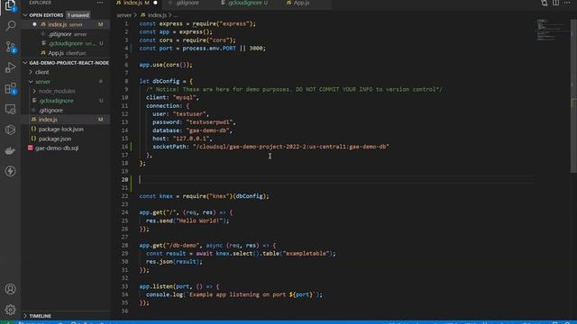 Google App Engine - how to deploy React client and Node.js API Server смотреть онлайн