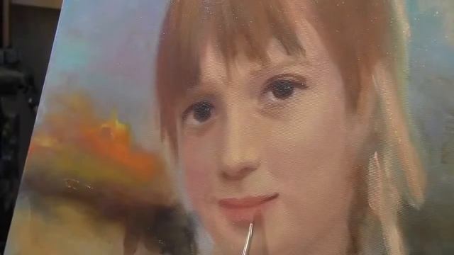 Мастер класс Игоря Сахарова Портрет девочки, часть 2 1 смотреть онлайн