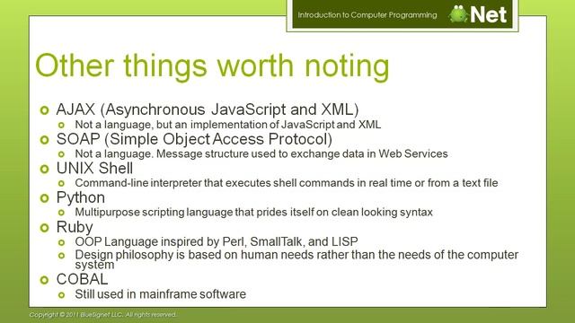 WiBit.Net - Introduction to Computer Programming - 03 - Common Modern Languages - Part 5 смотреть онлайн